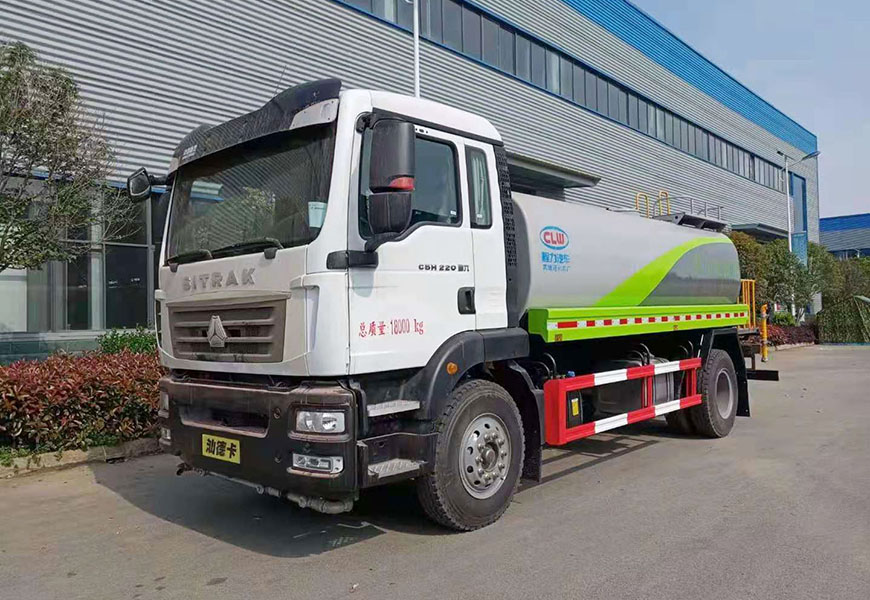 國六重汽汕德卡單橋灑水車